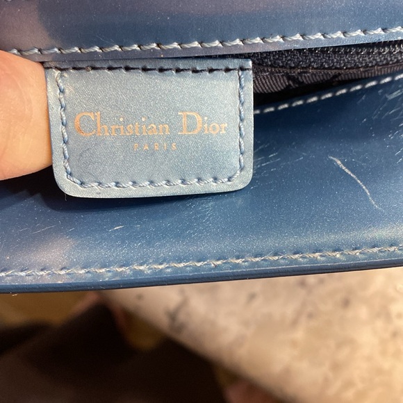 Christian Dior Maris Pearl Logo Patent Leather Handbag - Picture 11 of 17